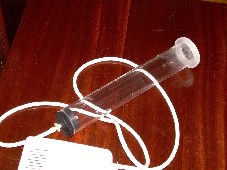 pompa per l'ingrandimento del pene